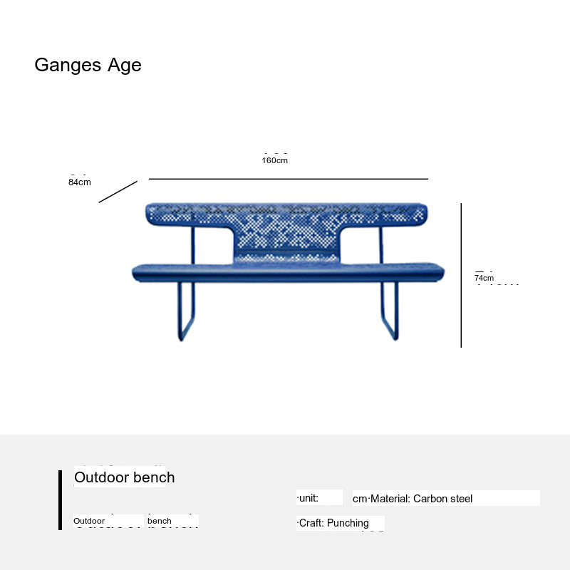 GANGETIC AGE Elowen Stylish Comfortable Outdoor Bench from GANGETIC AGE