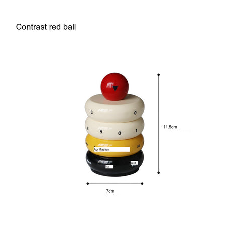 EPIUS Freya Nordic Chic Rotating Resin Desk Calendar from EPIUS