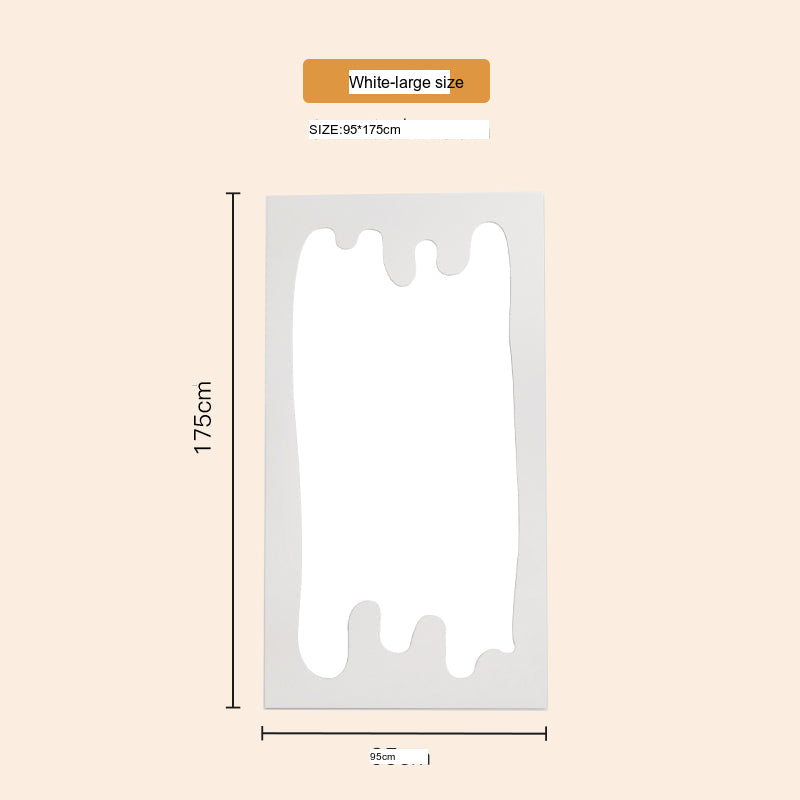 ROOMHOME Emilia Irregular-Shaped Solid Wood Full-Length Floor Mirror from ROOMHOME