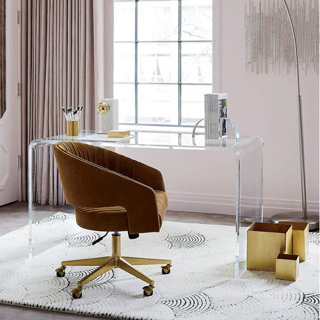 ROOMHOME Zandria Creative Minimalist Makeup Desk from ROOMHOME