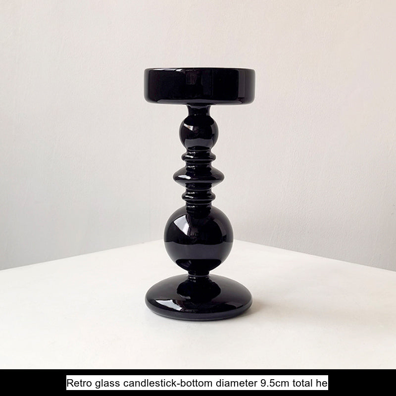 LIVETAI Seraphina Vintage Elegant Solid Wood Candlestick. from LIVETAI
