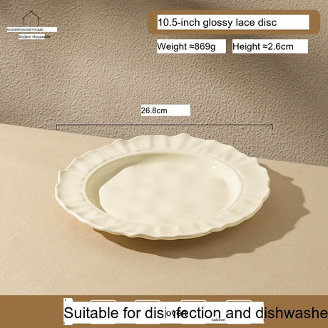 MH Isolde Chic Elegant Dinner Plate Tableware from MH
