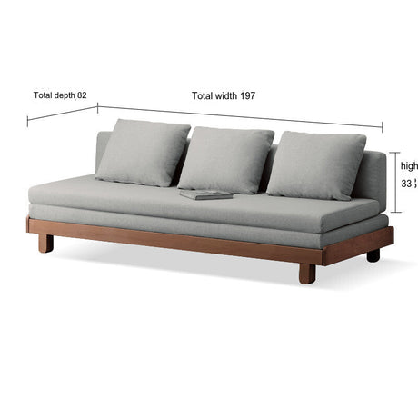 GENJI Kairo Minimalist Natural Wood Sofa Folding Tatami from GENJI