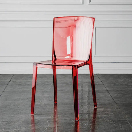 ABOUT WHITE Elowen Transparent Acrylic Dining Chair from ABOUT WHITE