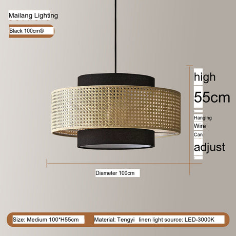 MAILANG Haruki Elegant Vintage Design Ceiling Lamp from MAILANG