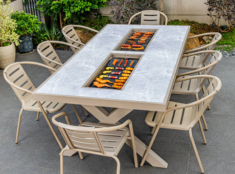 MOJIA Callista Aluminum Outdoor Lounge Chair for Modern Villas from MOJIA