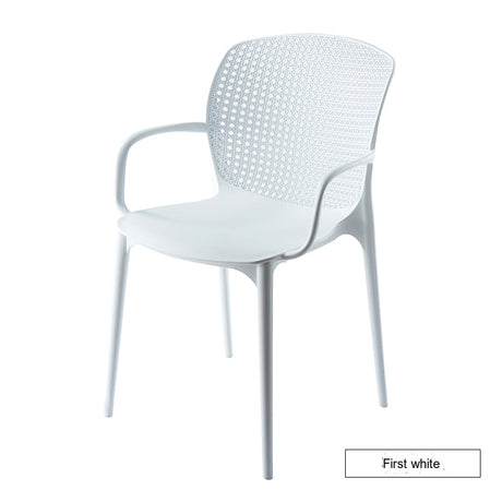 NIYE Elowen Stylish Hollow Plastic Dining Chair from NIYE