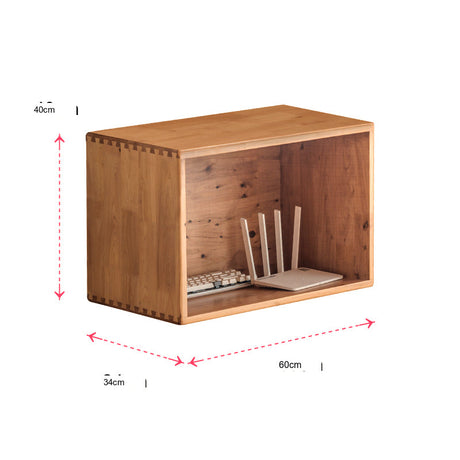 BAIYA SHUNAN Akira Elegant Natural Wood Storage Bookshelf from BAIYA SHUNAN