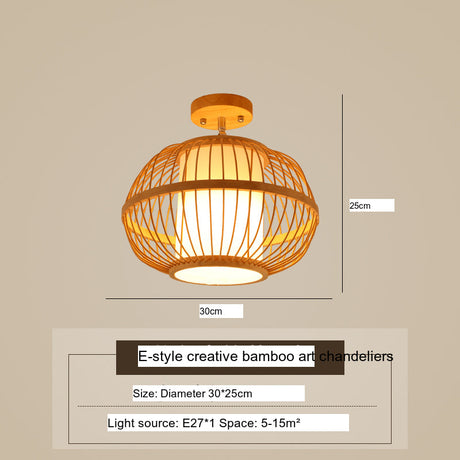 BOJI Kenji Vintage Rustic Lantern Ceiling Light from BOJI