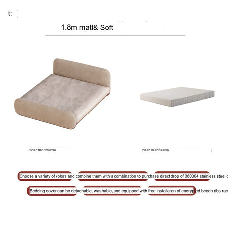 TELLS Marisol Ultra-Soft Luxury Bed with Modern Fabric Technology from TELLS