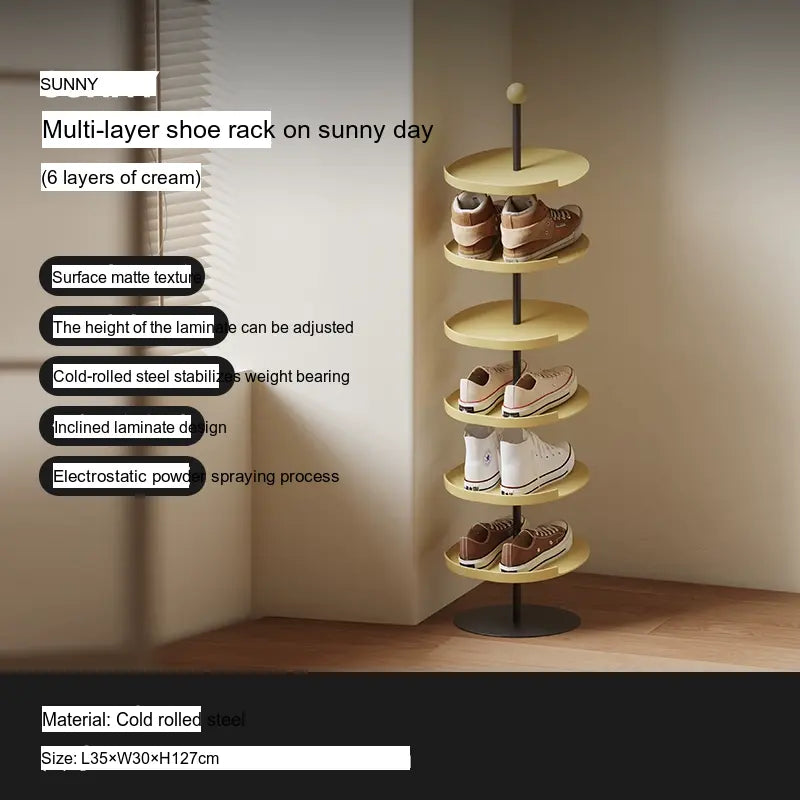 WOTIME Lira Modern Multi-Layer Door Shoe Rack from WOTIME