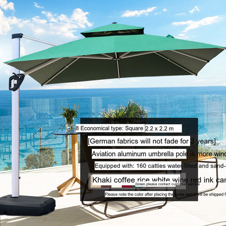 MOJIA Valeria European-Style Roman Garden Umbrella for Shade & Elegance from MOJIA