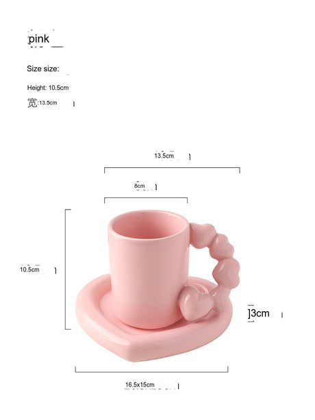 LIVETAI Marisol Charming Ceramic Coffee Cup from LIVETAI