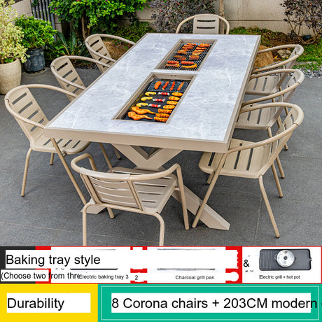 MOJIA Callista Aluminum Outdoor Lounge Chair for Modern Villas from MOJIA