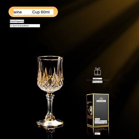 Spar Diamond Wine Glasses from JINSHAN