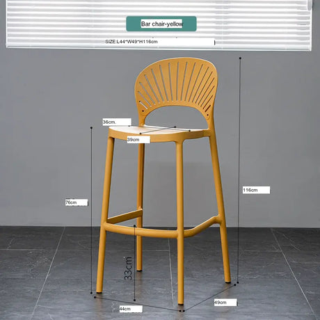 ABOUT WHITE Matilda Contemporary Chic Bar Stool from ABOUT WHITE
