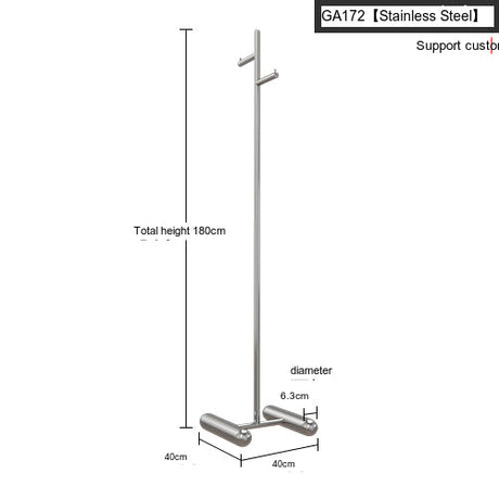 SM Finn Silver Clothing Hanger Stand from SM