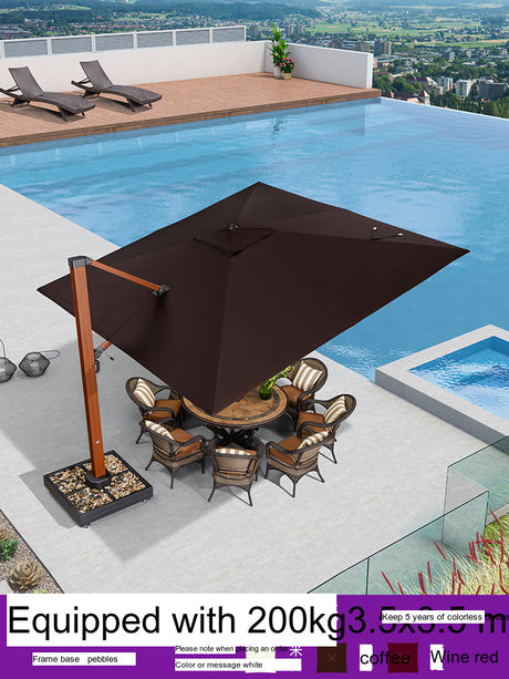 ZIYE Shinjuku Elegant Solar-Powered Street Umbrella Villa from ZIYE