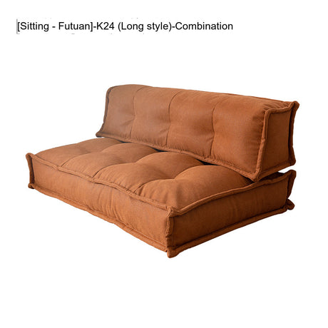 PULI Akihiro Premium Leather Cushioned Futon from PULI