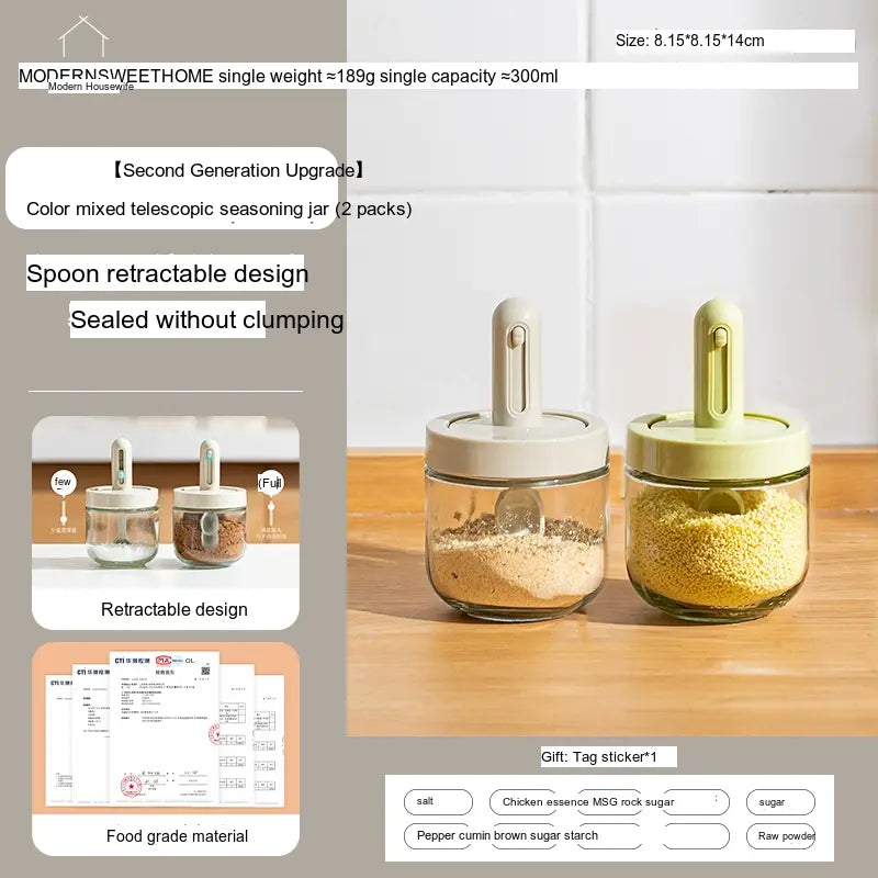 MH Isadora Versatile Storage Kitchen Seasoning Box from MH
