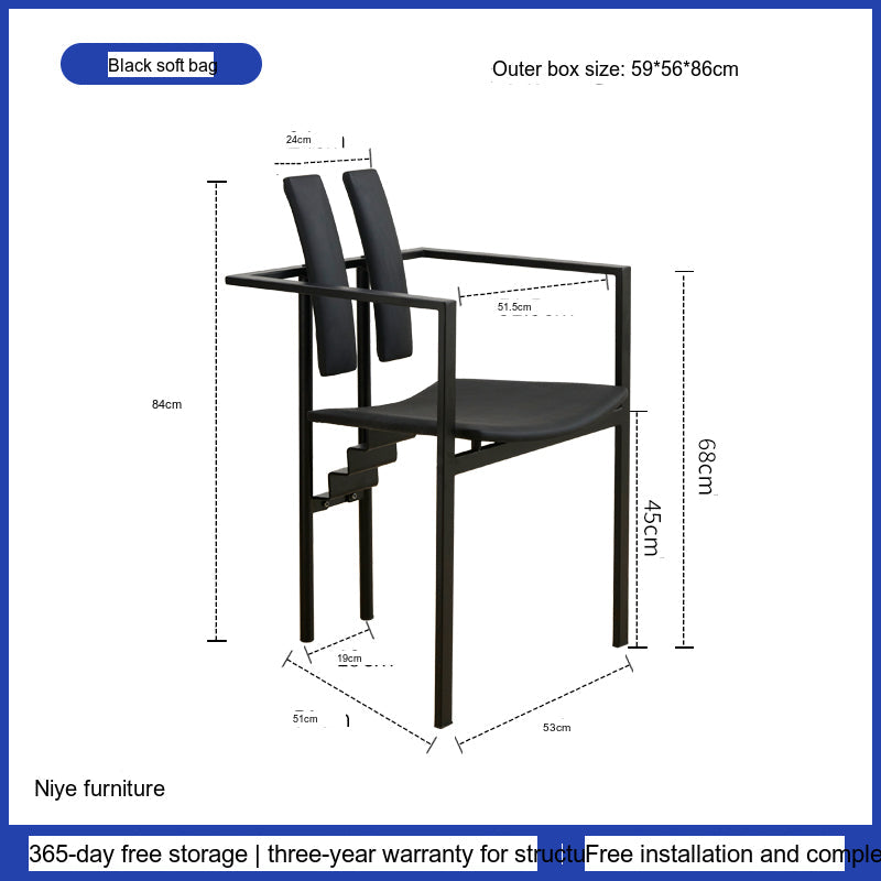 NIYE Thalindra Chic Retro Dining Chair from NIYE