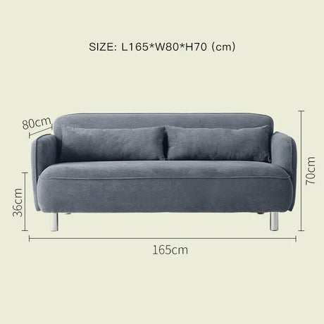 LAZYSPACE Nora Nordic Fabric Sofa from LAZYSPACE