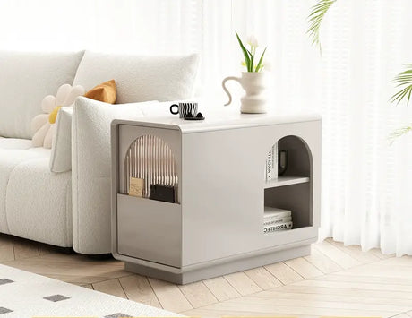 LINYUE Ivy Cream Style Movable Side Table from LINYUE