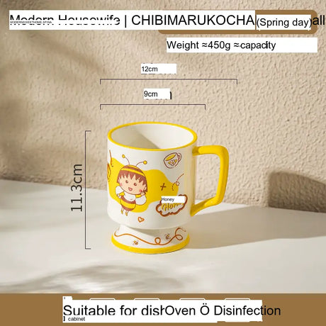 MH Taobao Elegant Insulated Glass Coffee Cup from MH