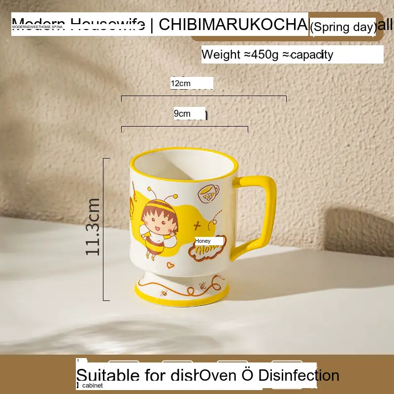 MH Taobao Elegant Insulated Glass Coffee Cup from MH