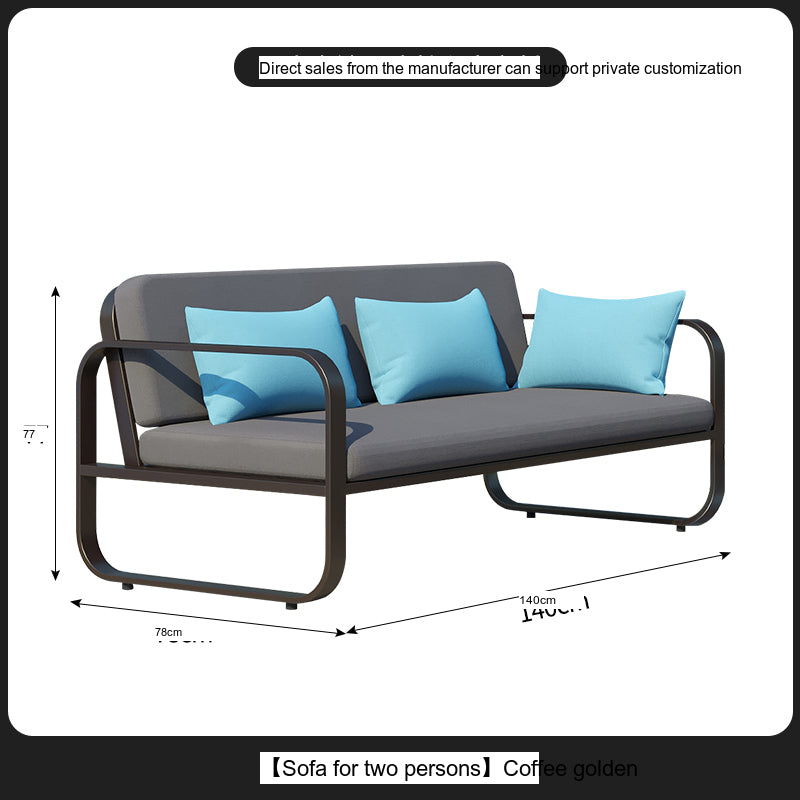 DIME GARDEN Marisol Modern Rainproof Outdoor Sofa Chair from DIME GARDEN