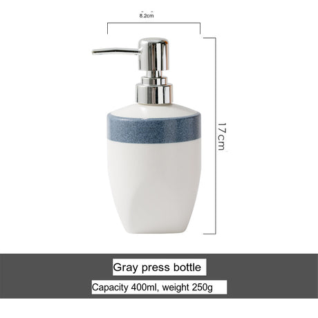 TIANRUN Liandor Elegant Ceramic Soap Holder Mouthwash Set from TIANRUN