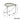 NIYE Montgomery Sleek Transparent Folding Stool from NIYE