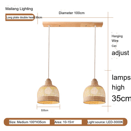 MAILANG Haruki Elegant Retro Light Strip - Ceiling Lamp from MAILANG