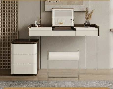 GEPH Mia Natural Wood Acrylic Dressing Table from GEPH
