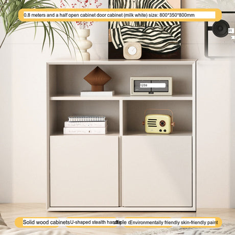 LINYUE Rowan Low Bookcase with Free Combination Storage from LINYUE