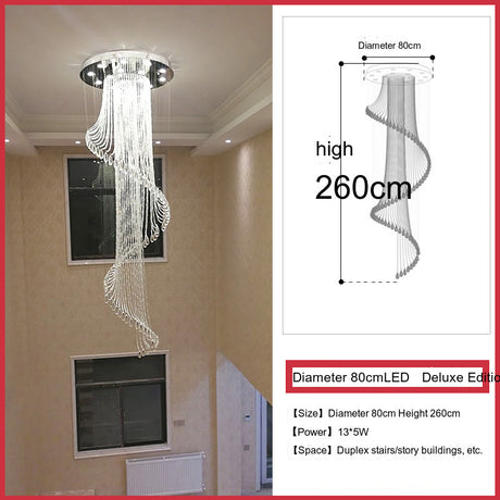 YDZM Alhambra Elegant Minimalist Crystal Ceiling Lamp from YDZM