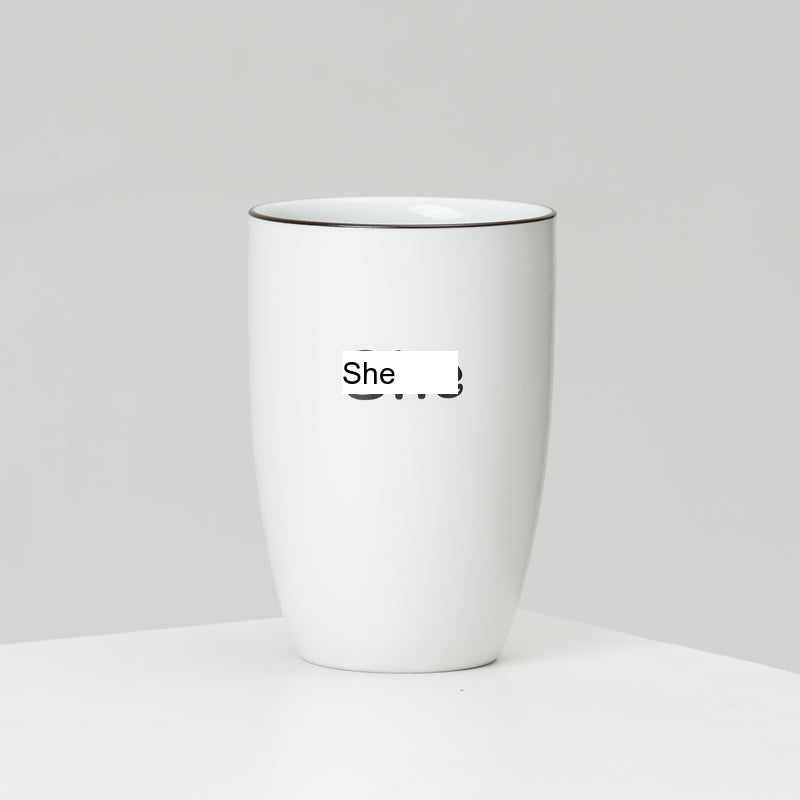 TIANRUN Hiroshi Elegant Fresh Matte Ceramic Mouthwash Cup from TIANRUN