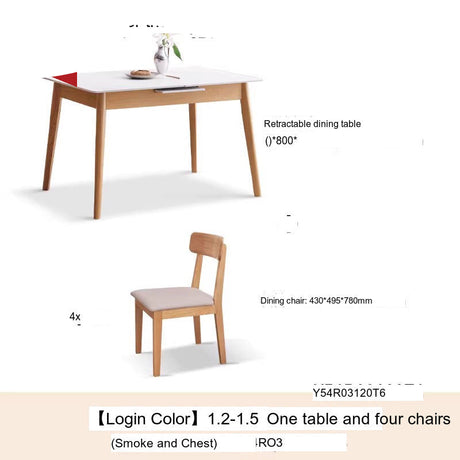 GENJI Hiroshi Solid Wood Folding Dining Table from GENJI