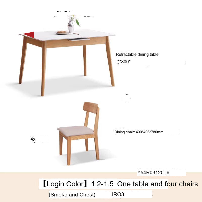 GENJI Hiroshi Solid Wood Folding Dining Table from GENJI