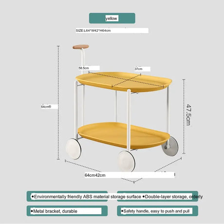 ABOUT WHITE Zephyra Compact Versatile Coffee Table from ABOUT WHITE