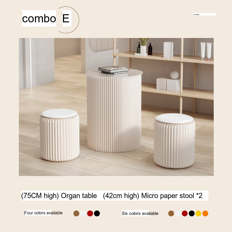 SHIBA Izumi Compact Modern Round Coffee Table Set from SHIBA