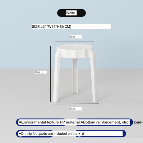 THOUGHTS Aisling Durable Lightweight Round Stool from THOUGHTS