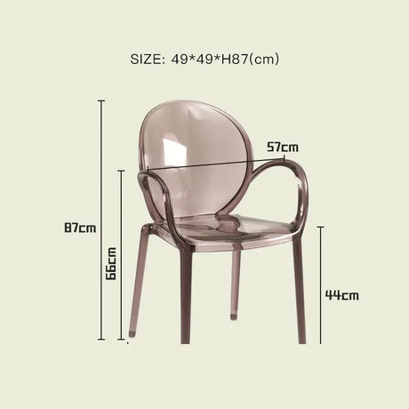 LAZYSPACE Leo Acrylic Coffee Chair from LAZYSPACE