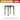 WEIMEI Ainsworth Rustic Industrial Design Table & Chair Set from WEIMEI