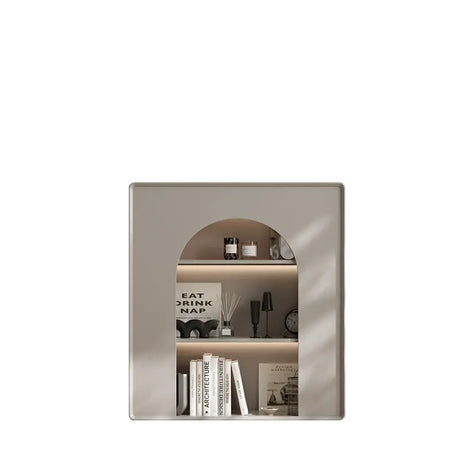 LINYUE Amelie Cream Arched Shelf Fireplace Decoration Cabinet from LINYUE