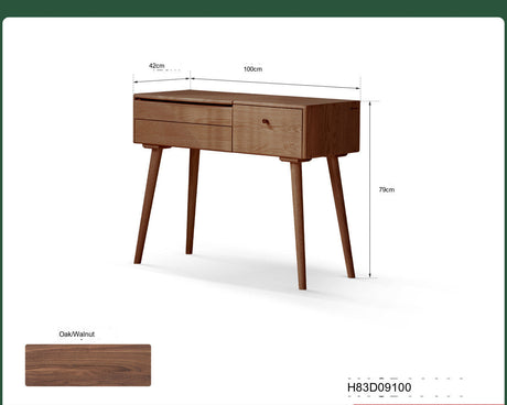GENJI Callidora Elegant Minimalist Flip Dressing Table from GENJI