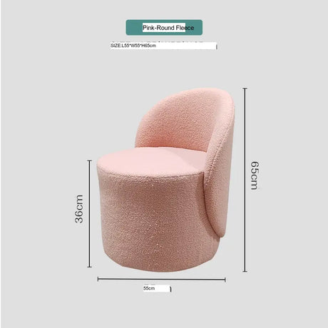 ABOUT WHITE Isolde Velvet Rotating Single Chair from ABOUT WHITE