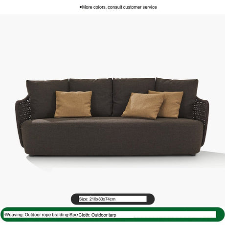 DIME GARDEN Lisandra Stylish Rattan Outdoor Sofa from DIME GARDEN