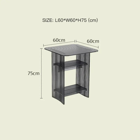 LAZYSPACE Chloe Acrylic Storage Desk from LAZYSPACE