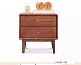 GENJI Santiago Rustic Oak Simple Bedside Table from GENJI